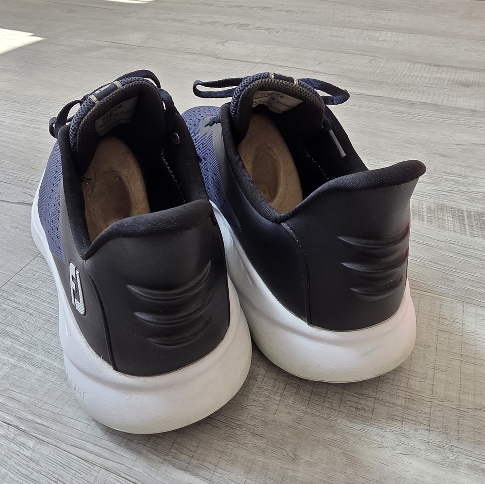 FootJoy Men's Fj Flex Golf Shoe Navy/White 11 - Picture 3 of 9